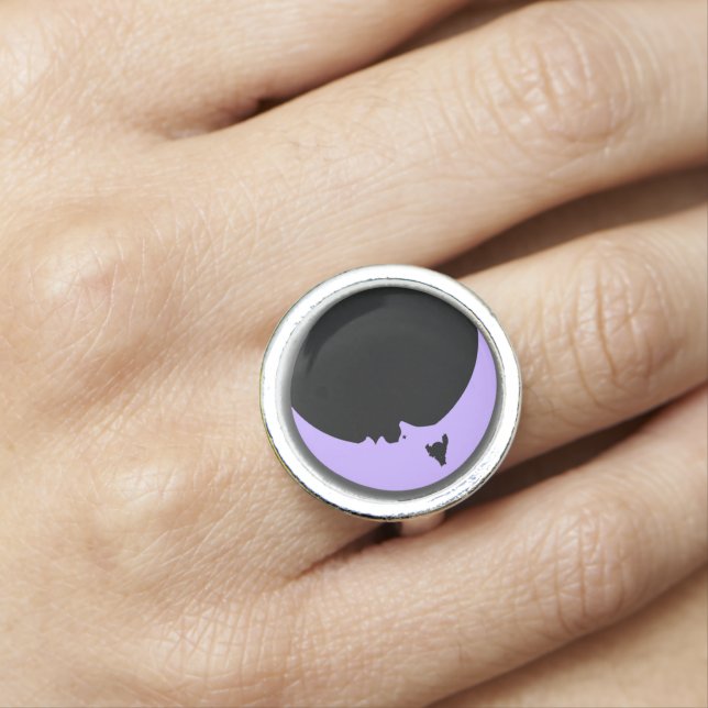Pastel Moon Ring (In Situ)