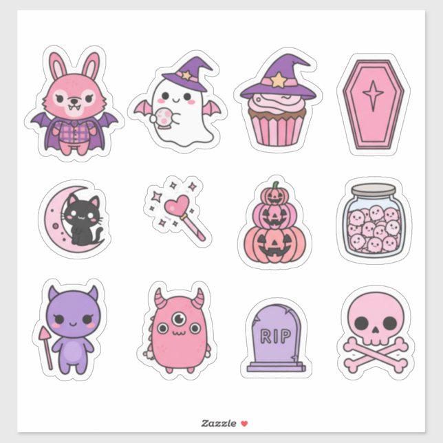 Pastel Moonlight Magic Sticker Pack  (Sheet)