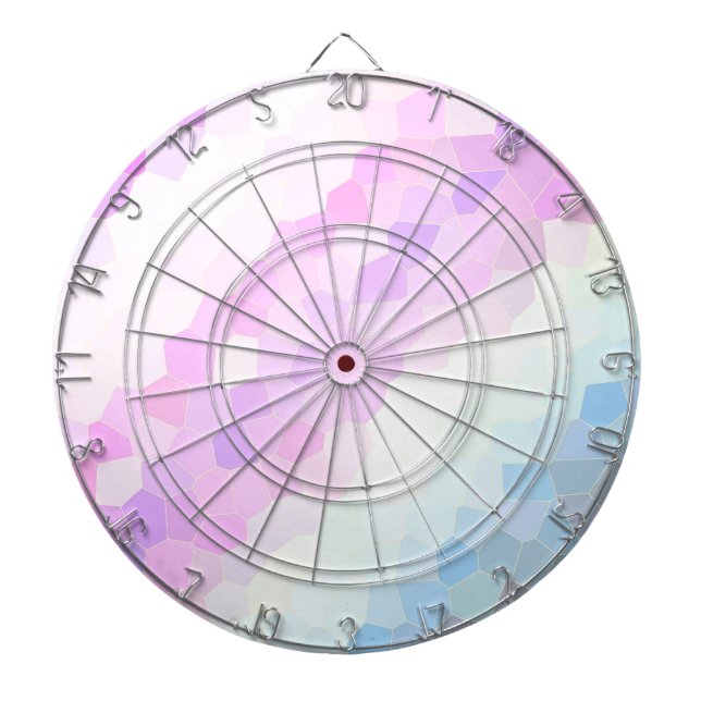 Pastel Mosaic Dart Board (Front)