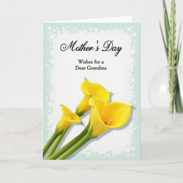 Pastel Mothers Day Affection Card (Front)