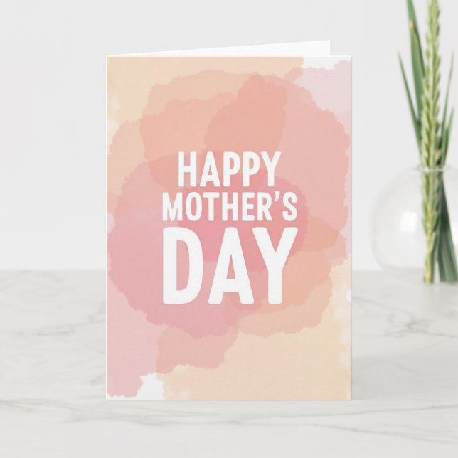 Pastel Mothers Day Art Card (Front)