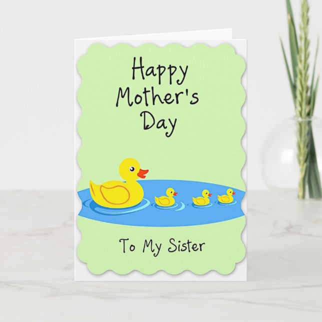 Pastel Mothers Day Birds Card (Front)