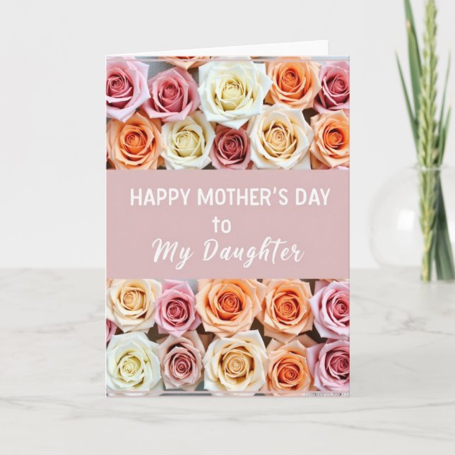 Pastel Mothers Day Blossom Card (Front)