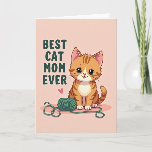 Pastel Mothers Day Charm Card (Front)