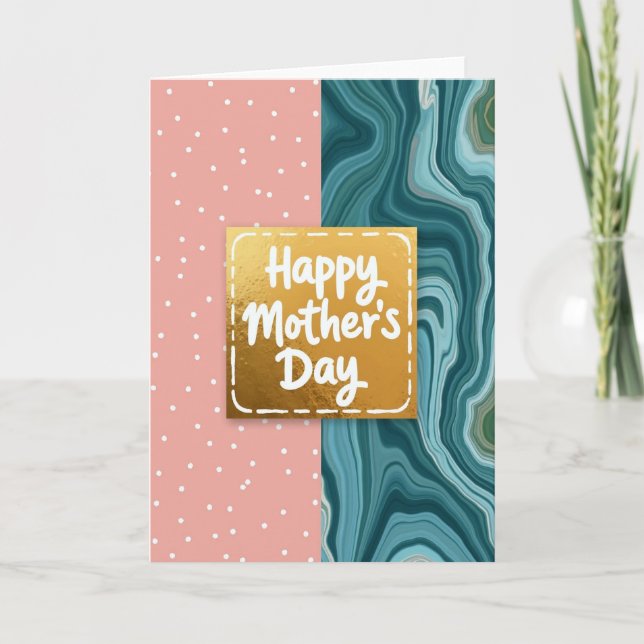 Pastel Mothers Day Design Card (Front)