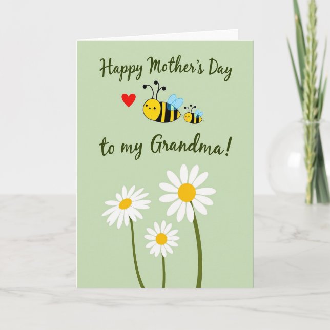 Pastel Mothers Day Family Card (Front)