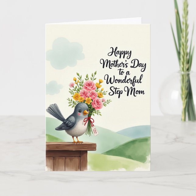Pastel Mothers Day Gift Card (Front)