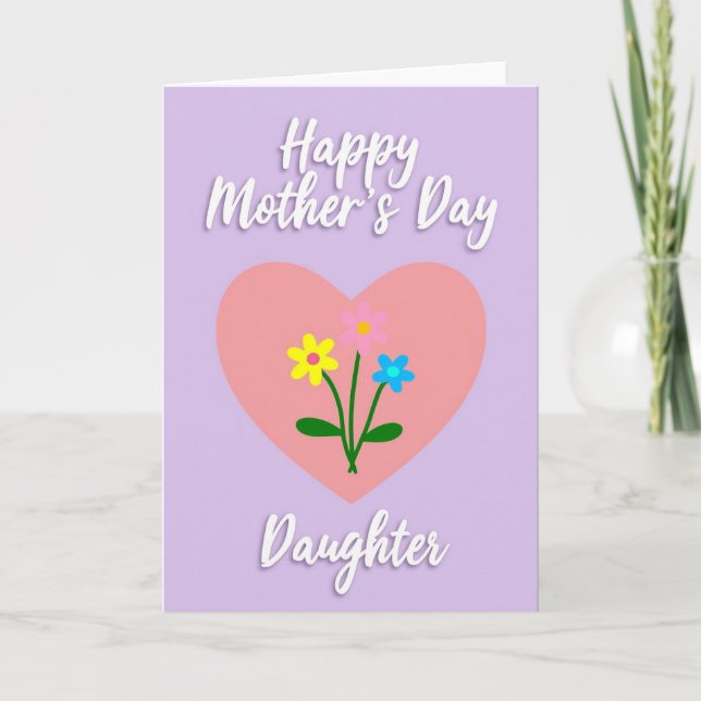 Pastel Mothers Day Graphic Card (Front)