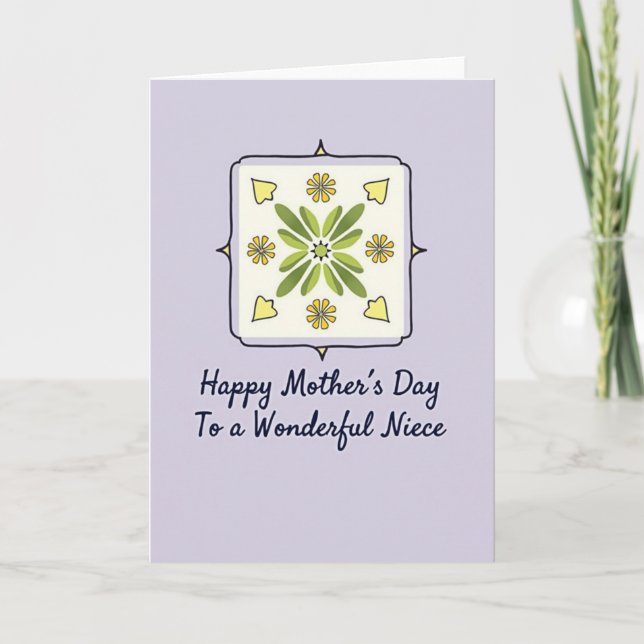 Pastel Mothers Day Theme Card (Front)