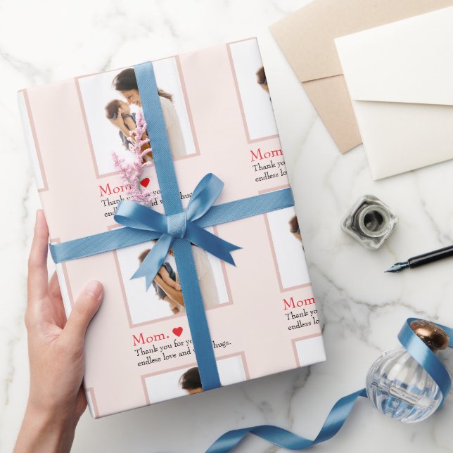 Pastel Mother's Day Wrapping Paper | Thank you For (Gifting)