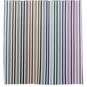 Pastel Multicolored Pattern Shower Curtain