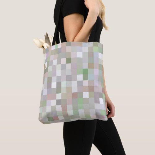 Pastel Multicolored Pattern Tote Bag