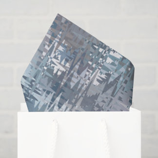 Pastel Muted Color Abstract Pattern Tissue Paper