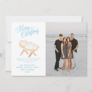 Pastel Nativity   Baby Jesus in a Manger