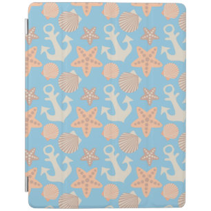 Pastel Nautical Pattern iPad Smart Cover