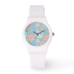 Pastel Nautical Pattern Watch