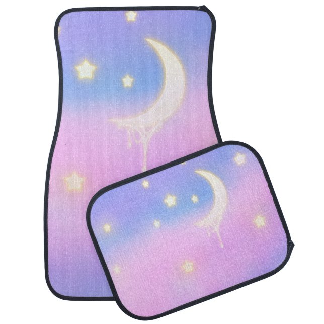 Pastel Night Sky Car Floor Mat (Set)