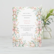 Pastel Nutcracker Christmas Couples Shower