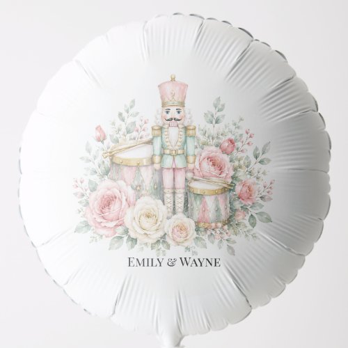 Pastel Nutcracker Christmas Wedding Balloon