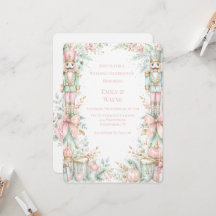 Pastel Nutcracker Christmas Wedding Celebration