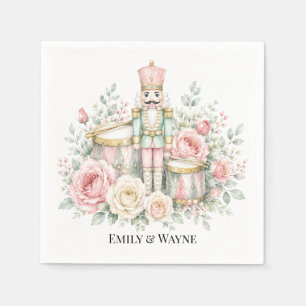 Pastel Nutcracker Christmas Wedding Napkins