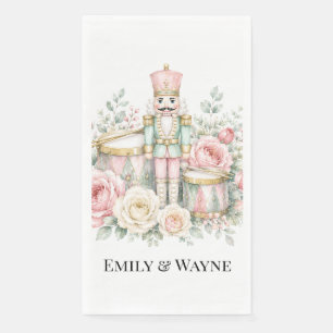 Pastel Nutcracker Christmas Wedding Paper Guest Towels