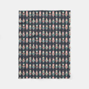 Pastel Nutcracker Fleece Blanket