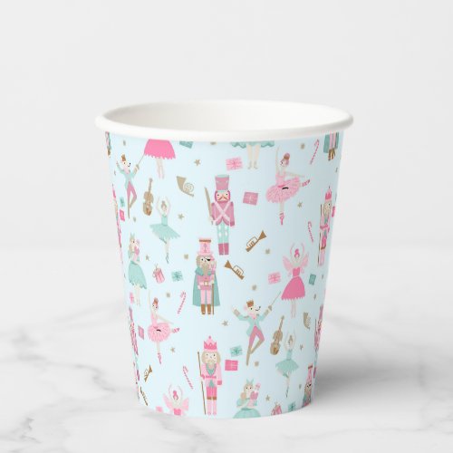 Pastel Nutcracker Holiday  Paper Cups