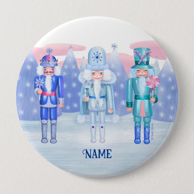 Pastel Nutcracker Kings Button (Front)