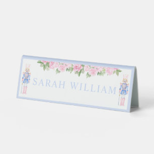 Pastel Nutcracker Table Tent Sign, 6" X 2"