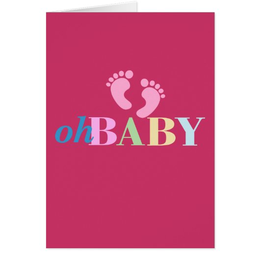 PASTEL OH BABY CUTE CARDS (Front)