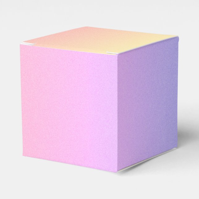 Pastel Ombre Favor Boxes (Front Side)