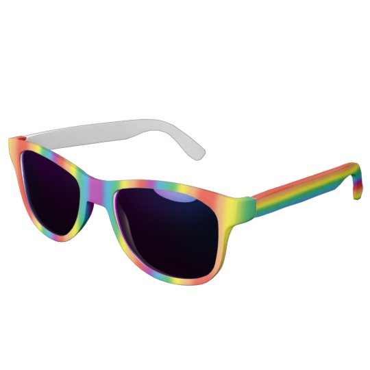 Pastel Ombre Gay Lgbt Pride Rainbow Flag Sunglasses