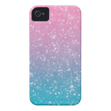 Pastel Ombre Glitter Iphone 4 Cover