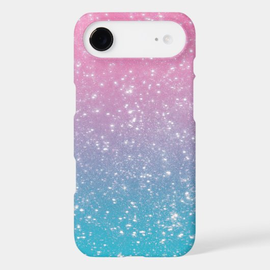 Pastel Ombre Glitter Case-Mate iPhone Case (Back)