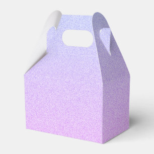 Pastel Ombre Glitter Favor Boxes