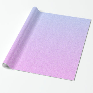 Pastel Ombre Glitter Wrapping Paper
