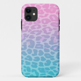 Pastel Ombre Leopard iPhone 11 Case
