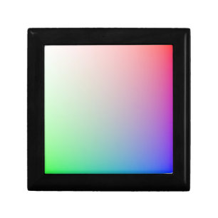 Pastel Ombre Rainbow Colors Gift Box