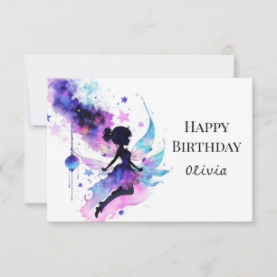 Pastel Online Fairy Tale Birthday Card