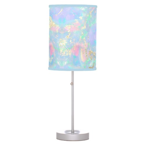 pastel opal abstract table lamp