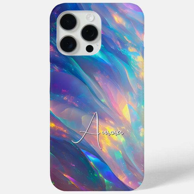 Pastel Opal Glow - Elegant Custom Phone Case  (Back)