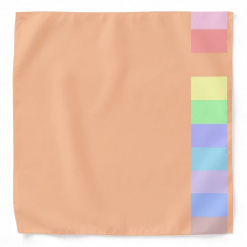 Pastel Orange Bandana