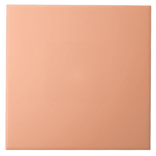 Pastel Orange Ceramic Tile. Tile