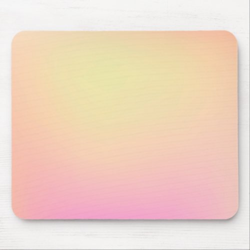Pastel Orange Colors Abstract Blur Gradient Ombre Mouse Pad