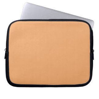 Pastel Orange Laptop Sleeve