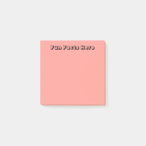 Pastel Orangered Post_it Notes