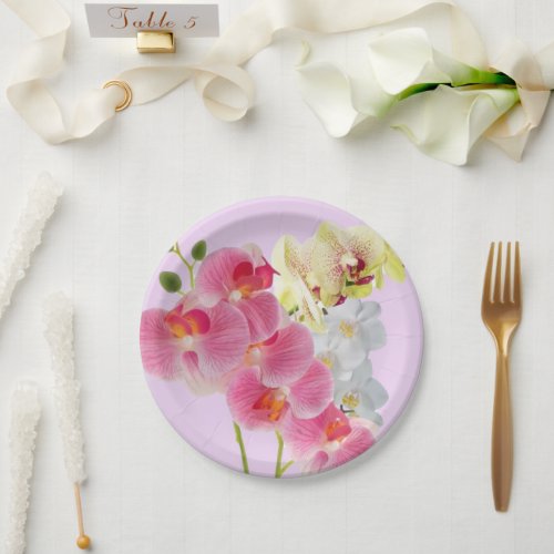 Pastel Orchid Plate
