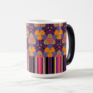 Pastel Ornament Pattern with Seamless Design Color Morph Mug