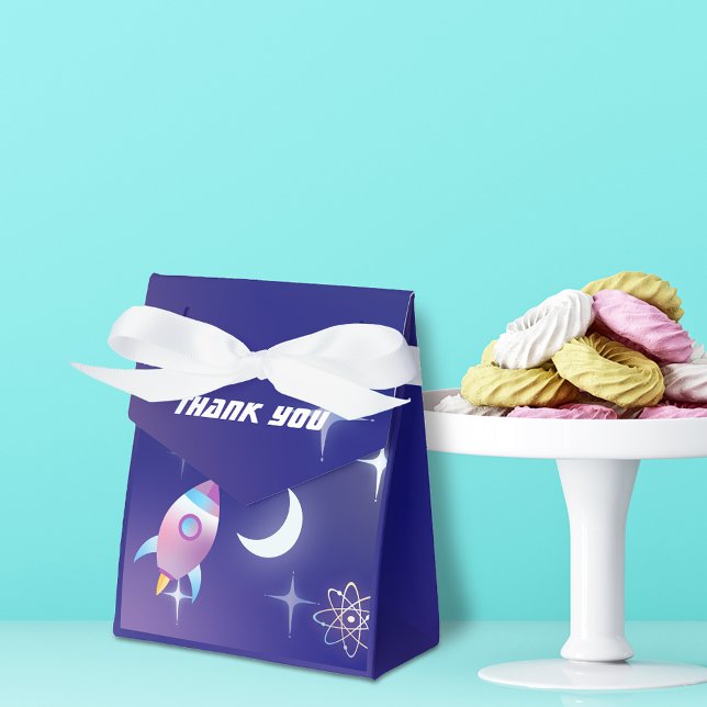 Pastel Outer Space Favor Boxes (Creator Uploaded)